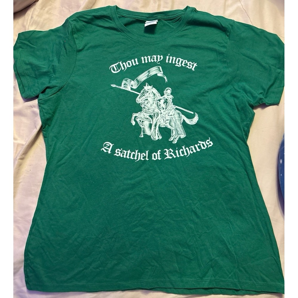 Women's Funny Adult Humor Offensive‎ Tee - Thou May Ingest a Satchel of Richards